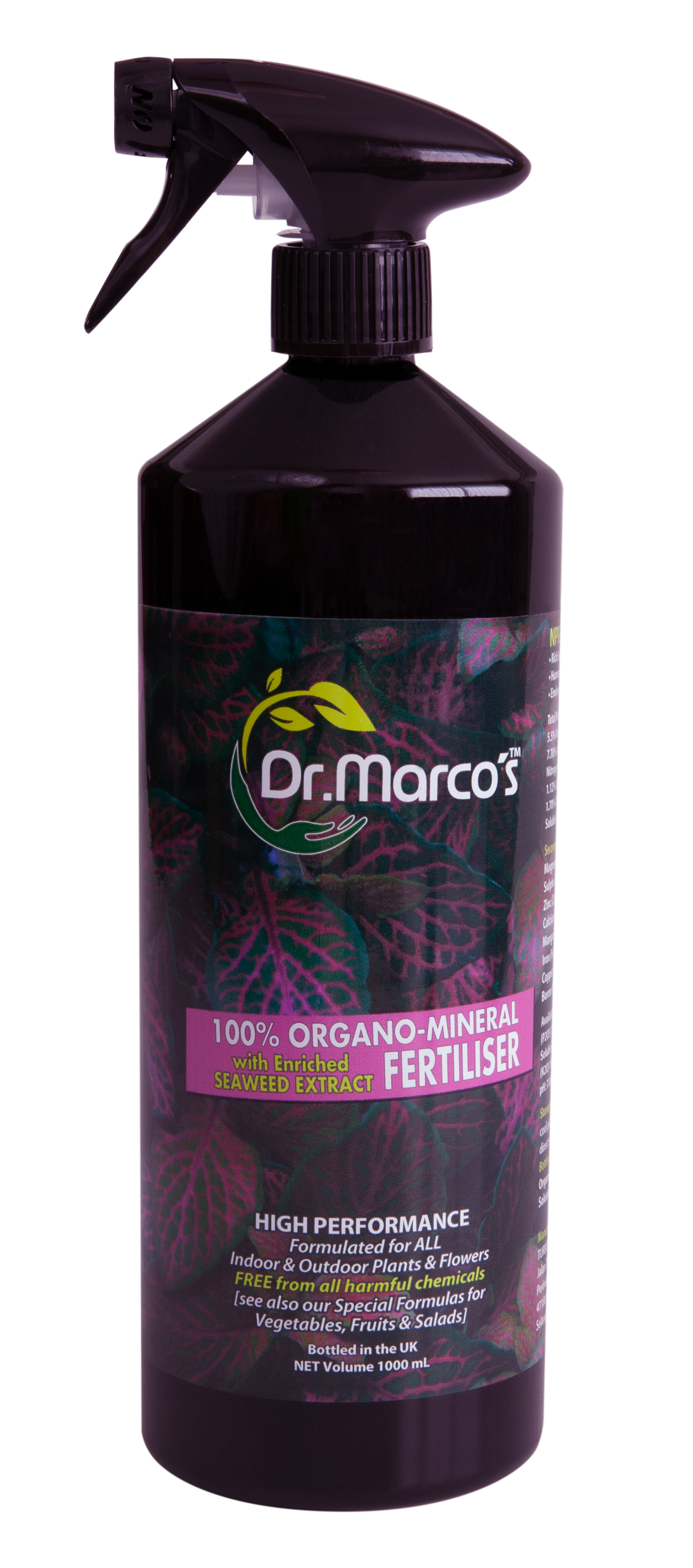 Dr.Marcos OrganoMineral Fertiliser 1000ml 1L Dr.Marcos OrganoMineral Fertiliser 1000ml 1L
