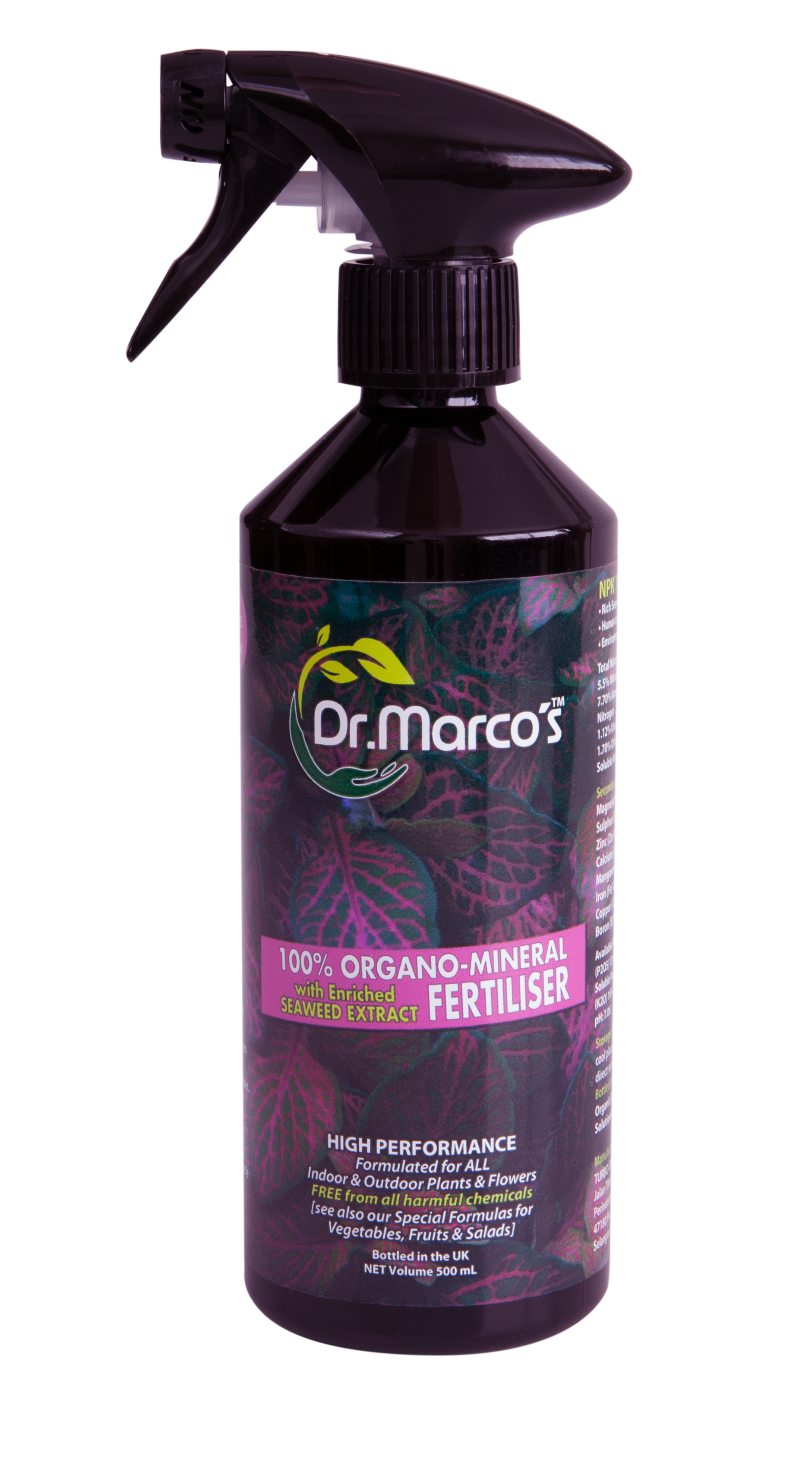 Dr.Marcos OrganoMineral Fertiliser 500ml Dr.Marcos OrganoMineral Fertiliser 500ml